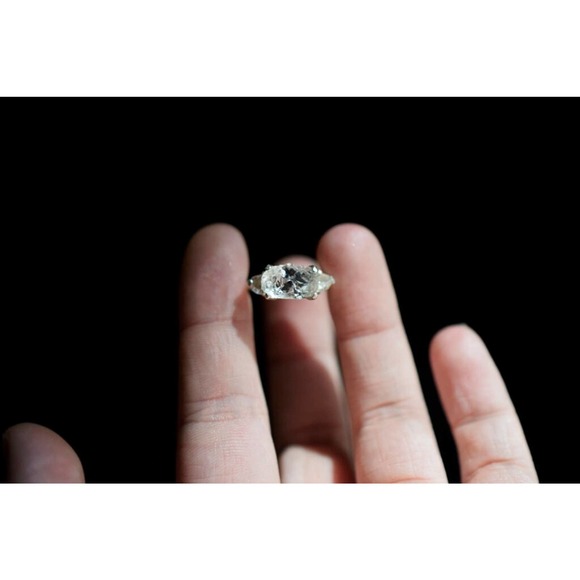 Alternative engagement rings, raw stone rings, size 5 6 7 8 9 10 11 - Picture 3 of 8